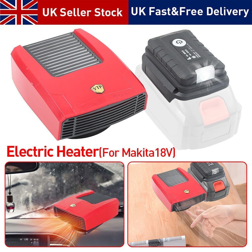 Quick Heating 600W Electric Car Heater Heating Defogger Demister for Makita 18V