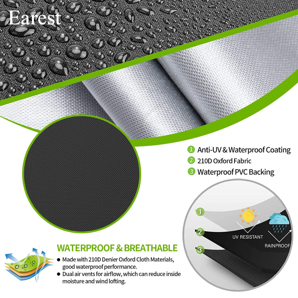 Heavy Duty Waterproof Garden Patio Furniture Cover for Rattan Table Sofa Outdoor