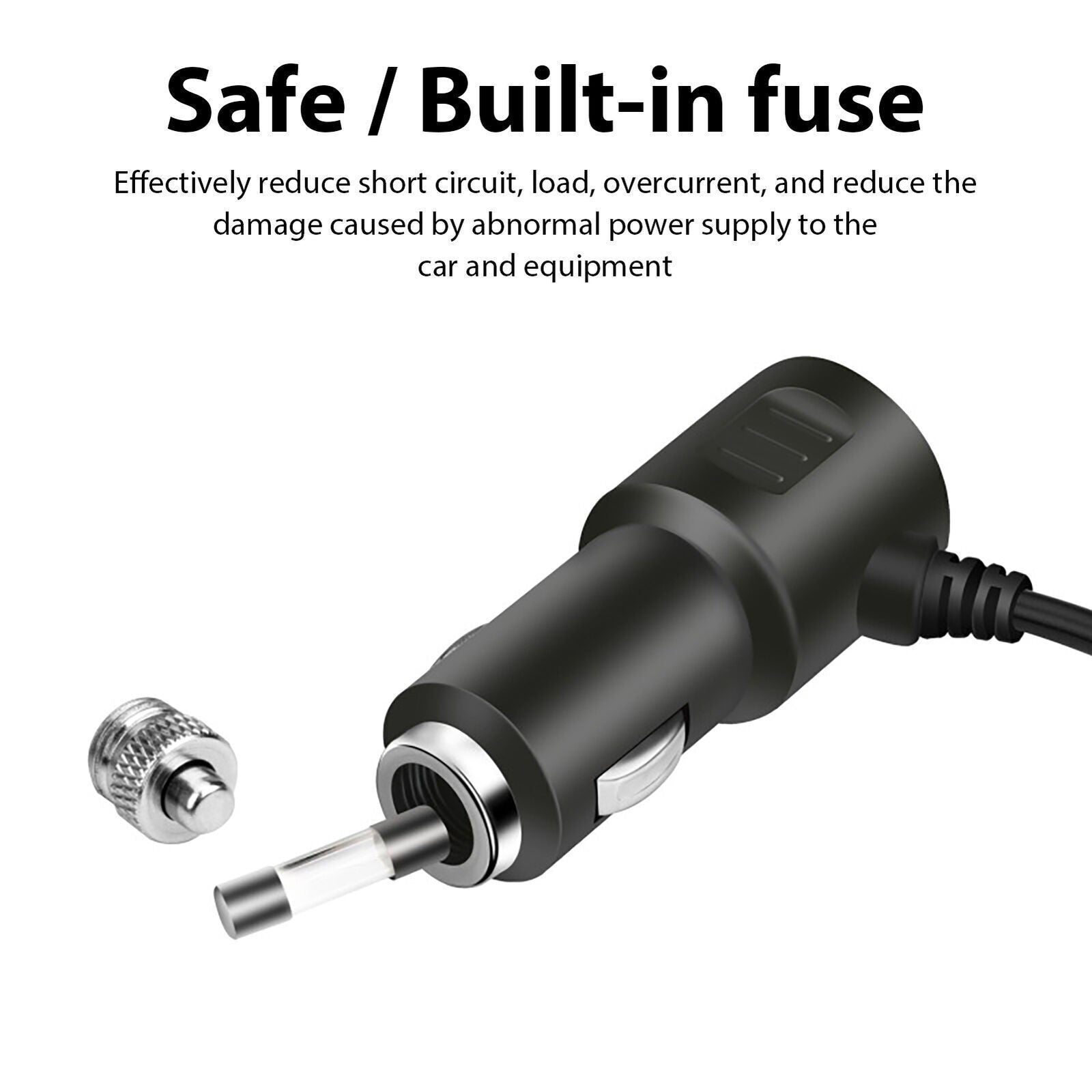 4 Way Multi Socket Car Cigarette Lighter Splitter USB Charger Adapter 12V 24V UK