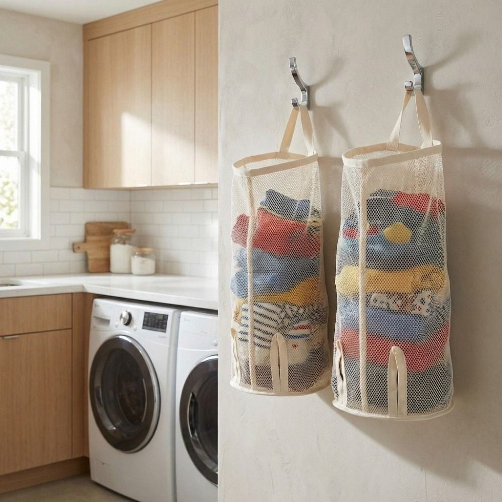 Large Capacity Hanging Storage Bag Closet Organizer  Kitchen Storage