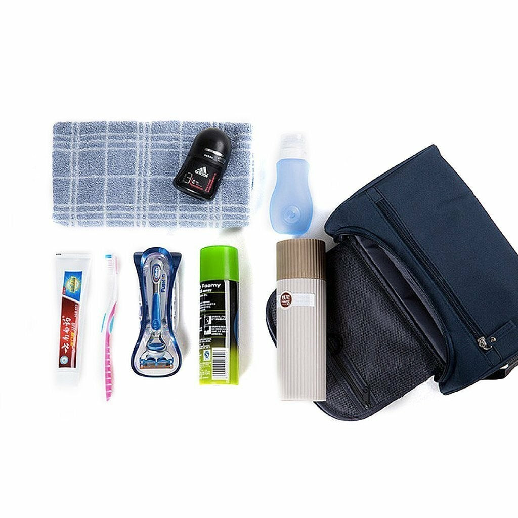 UK Mens Travel Wash Bag Hanging Toiletry Large Capacity Shaving Gym Makeup Bag