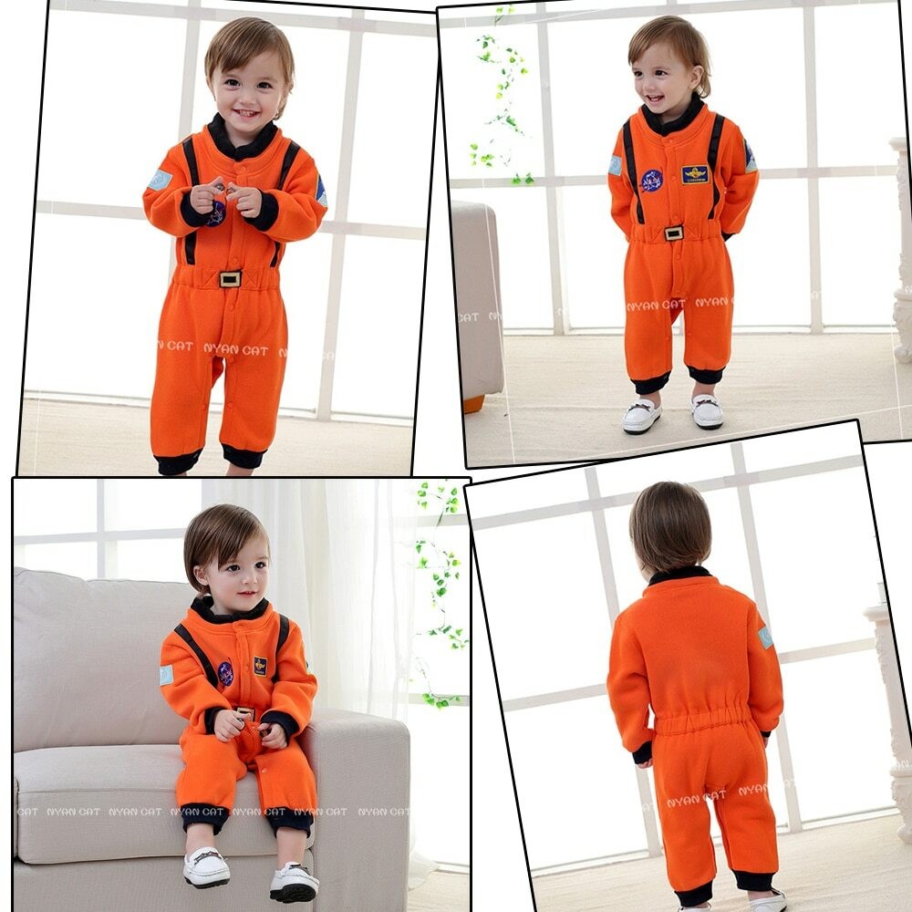 *Baby* Toddler Astronaut Costume Fancy Dress Spaceman Space Suit Romper Outfit