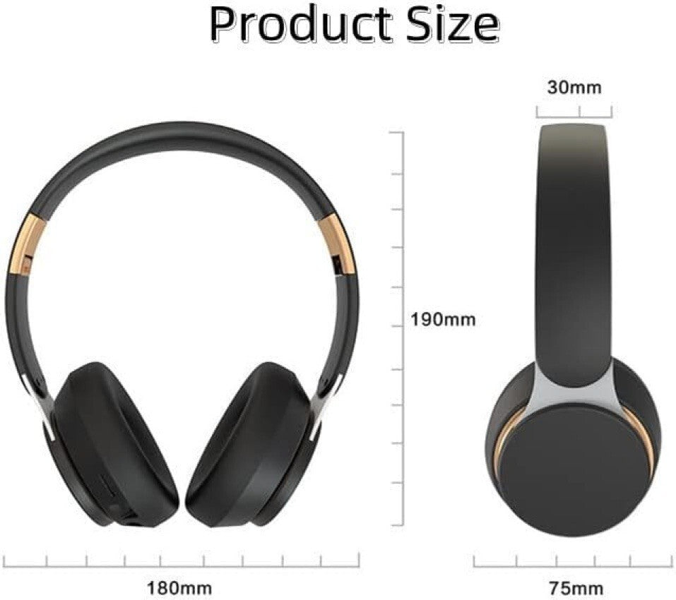 Powerful Bass Wireless Over Ear Bluetooth 5.0 Headphones Deep Bass Headset