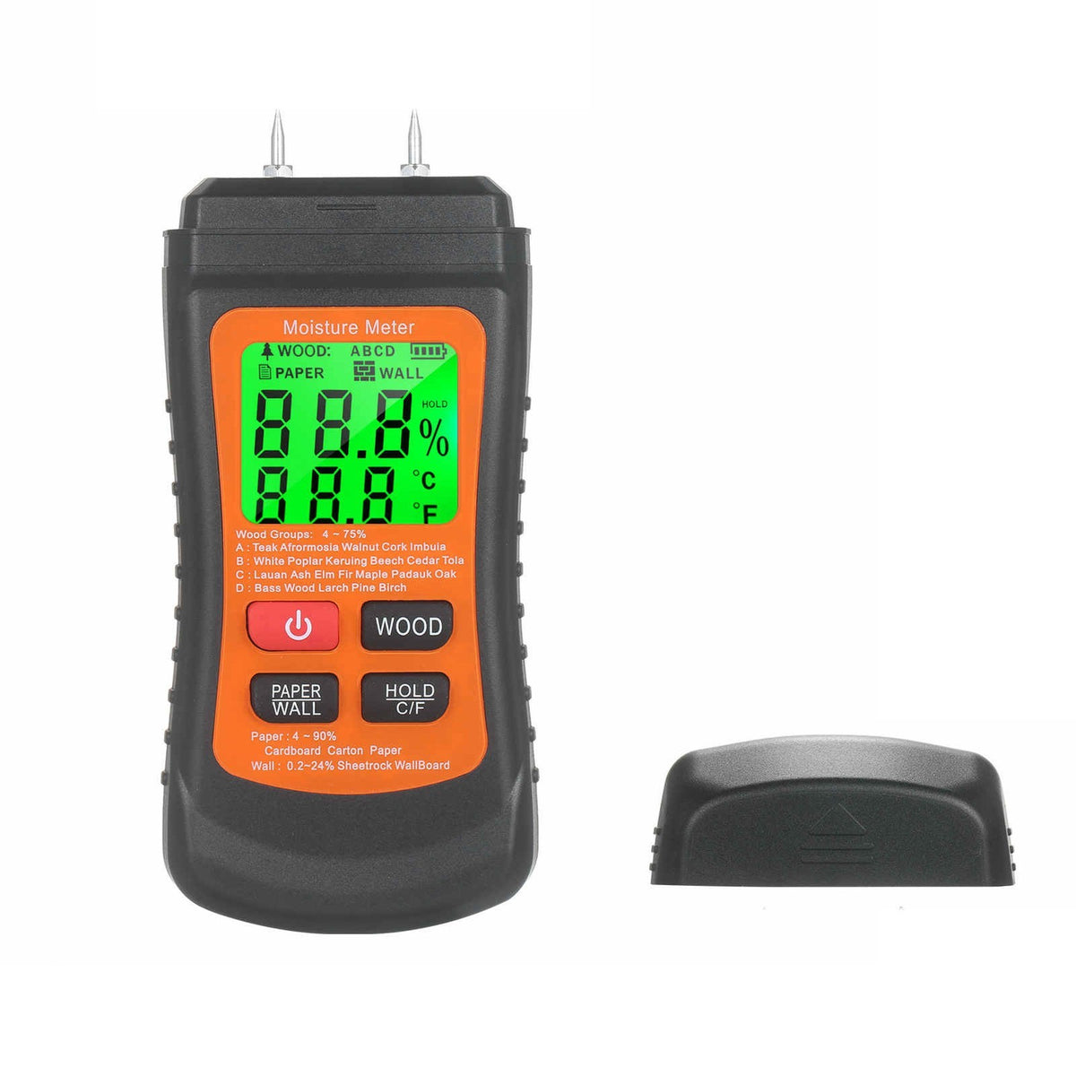 Moisture Meter for Wood Wall Paper Caravan Damp Plasterboard Measurement Gauge