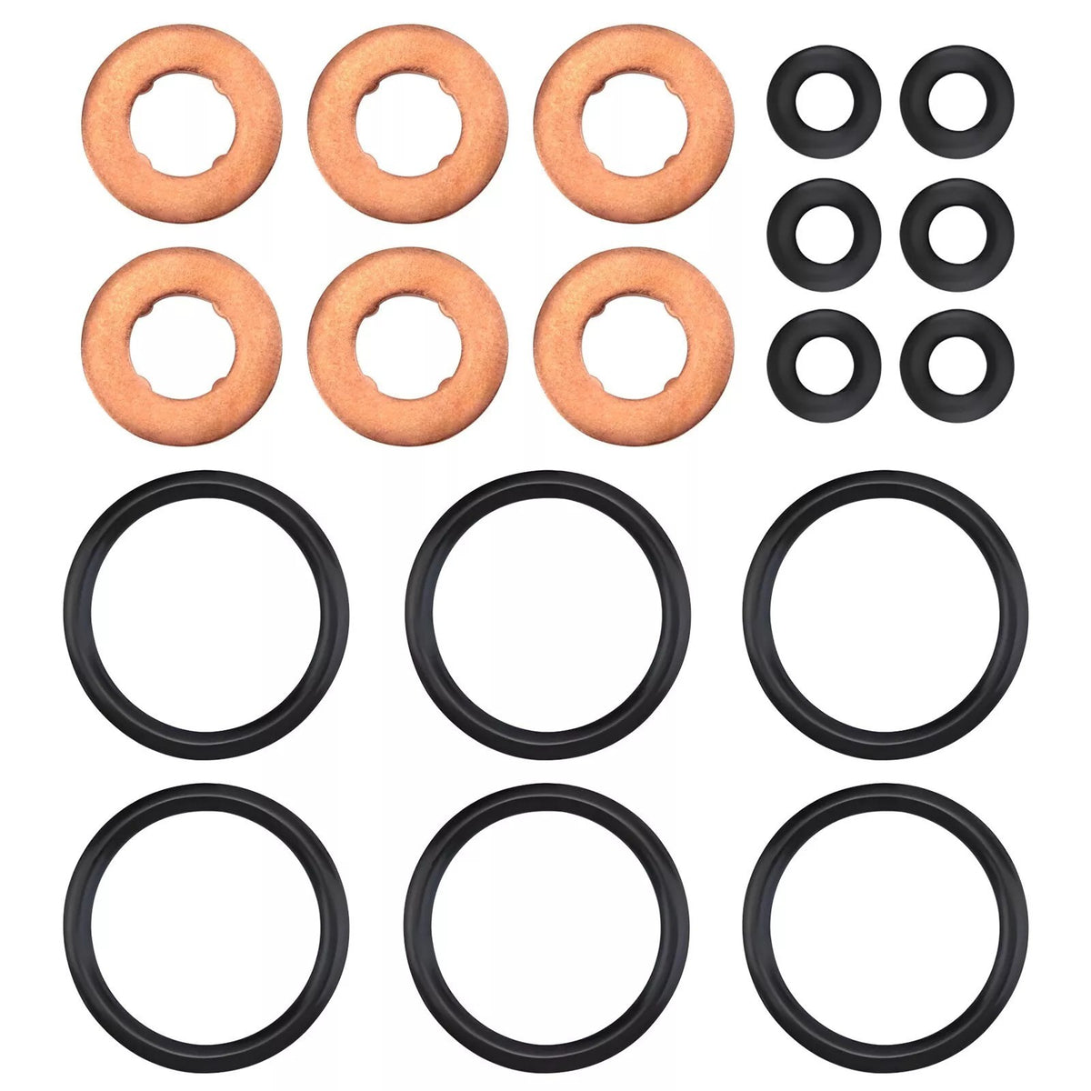 INJECTOR SEAL KIT FOR RANGE ROVER SPORT DISCOVERY VELAR JAGUAR S XF 2.7 3.0 TDV6