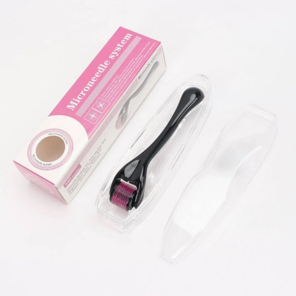 Derma Skin Roller 540 Titanium Micro Needle Hair Regeneration Hair Beard Growth