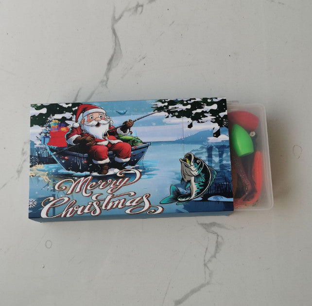 2026 Christmas Fishing Advent Calendar 24 Days Fishing Lure Countdown Calendar