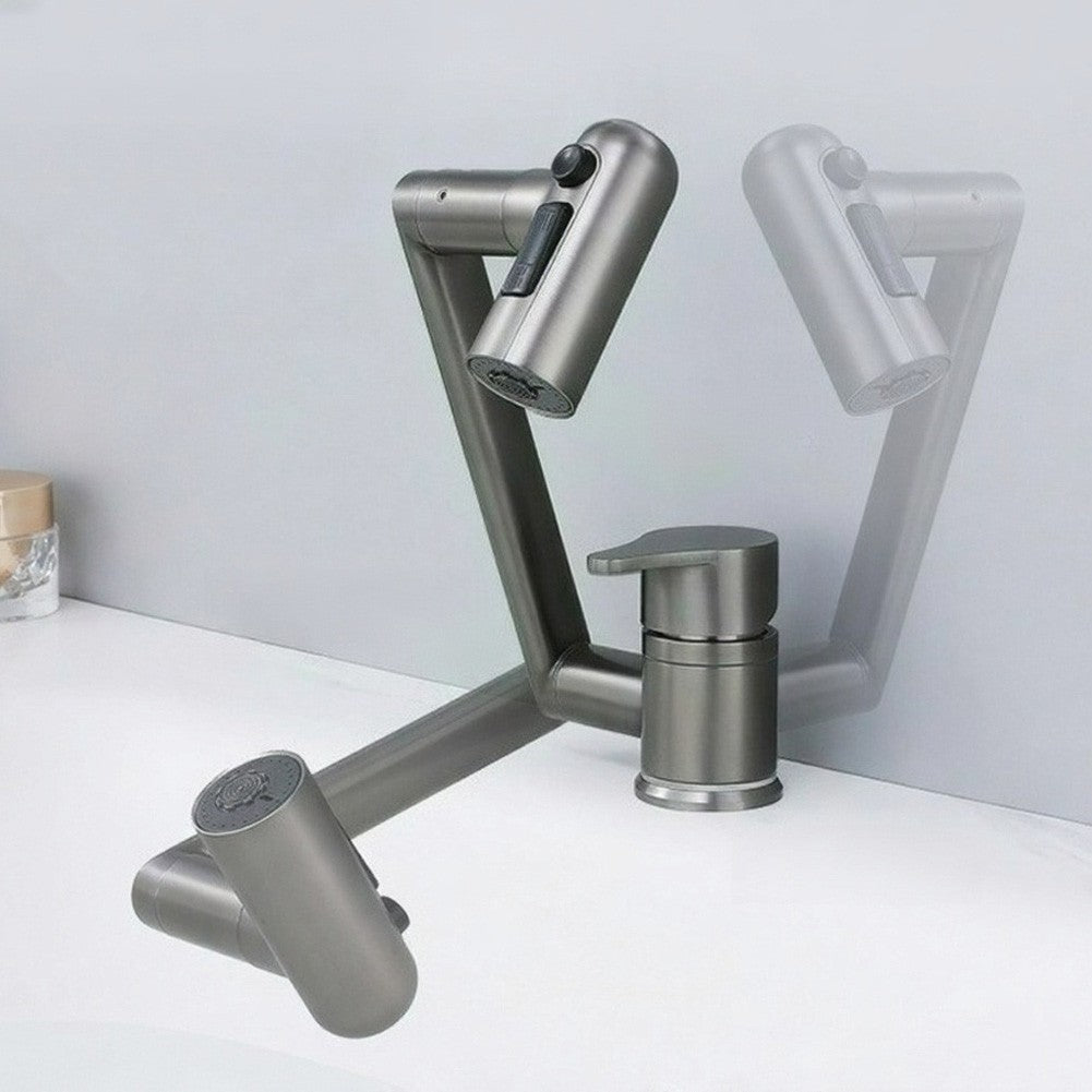 304 Stainless Steel Kitchen Tap Folding Design with 1080 Degree Rotatable Spout