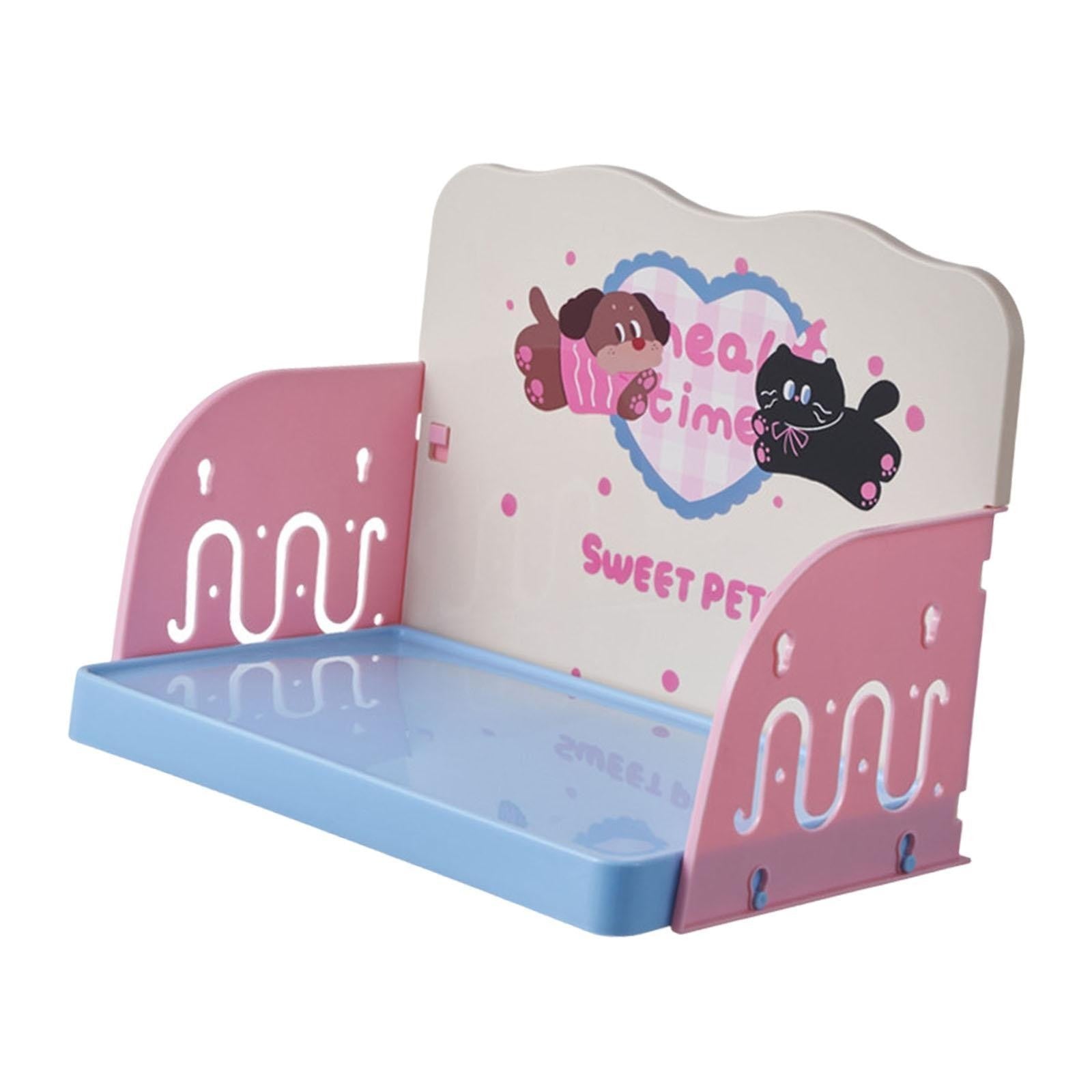 Cat Feeding Table Keep Floor Clean Anti Slip Dog Water Dishes Station Cat Bowl