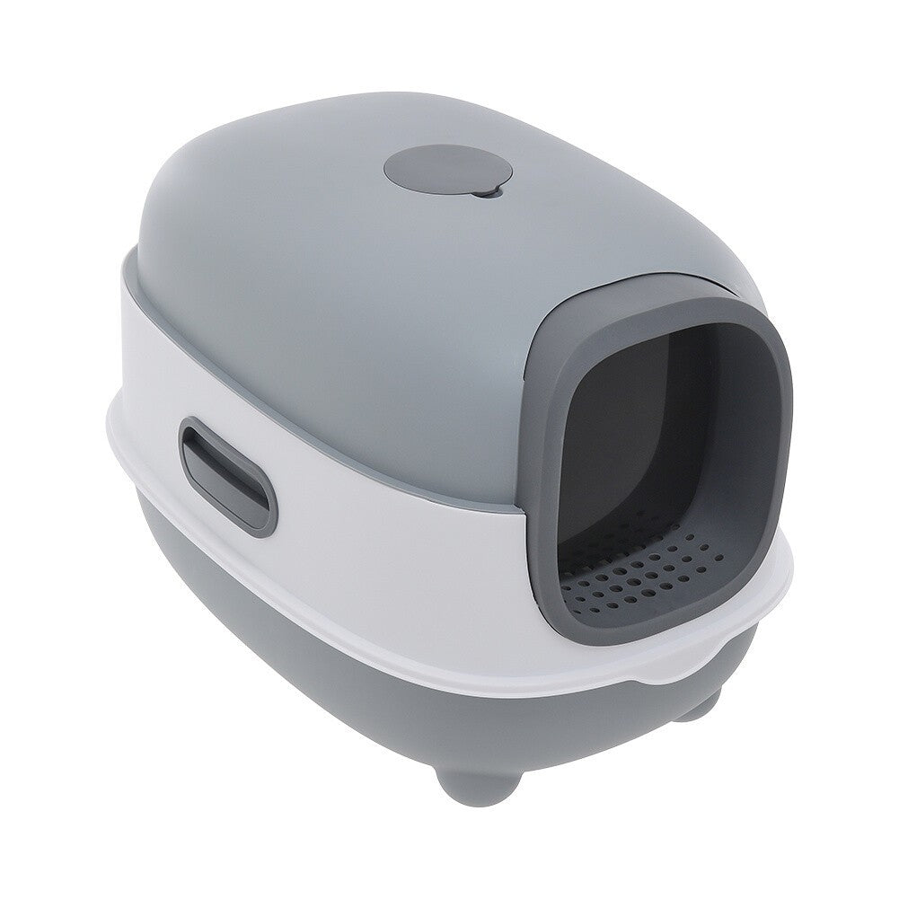 Large Self Cleaning Cat Litter Tray Automatic UV Sterilization Cat Potty Box Pan
