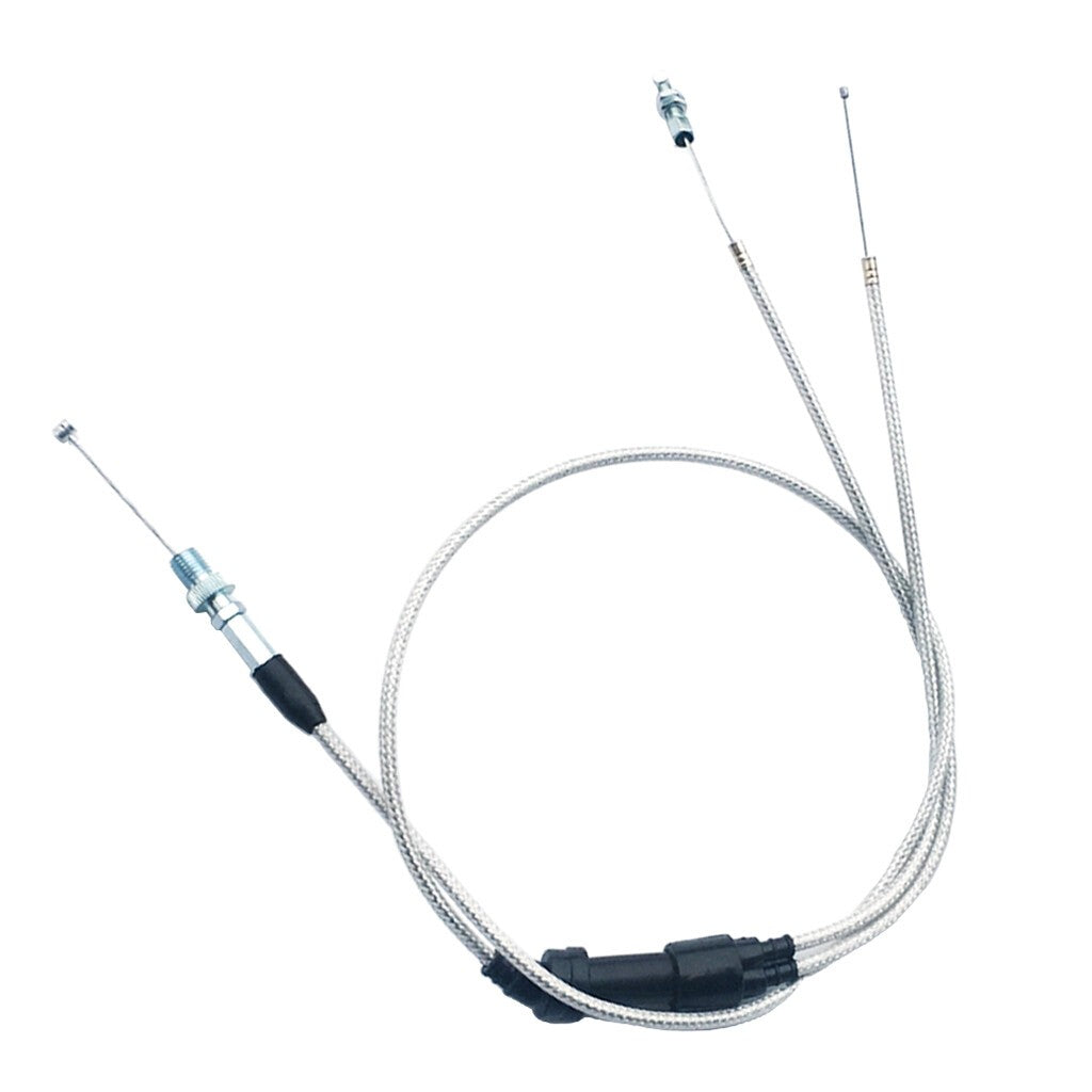 Extended Dual Throttle Grip Cable Line for  PZ30mm Accelerate Carb