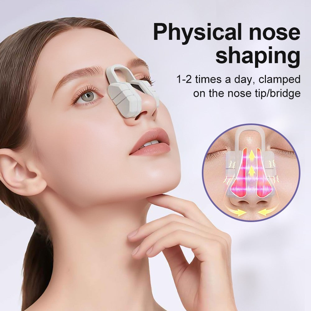 Easy-Use Electric E-M-S Nose Shaper: Patented Silicone Clip for Daily Nose Care