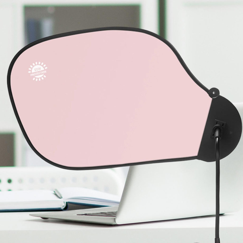 Clip on Foldable Desk Cubicle Sun Shade with Clamp Multipurpose for Working.*
