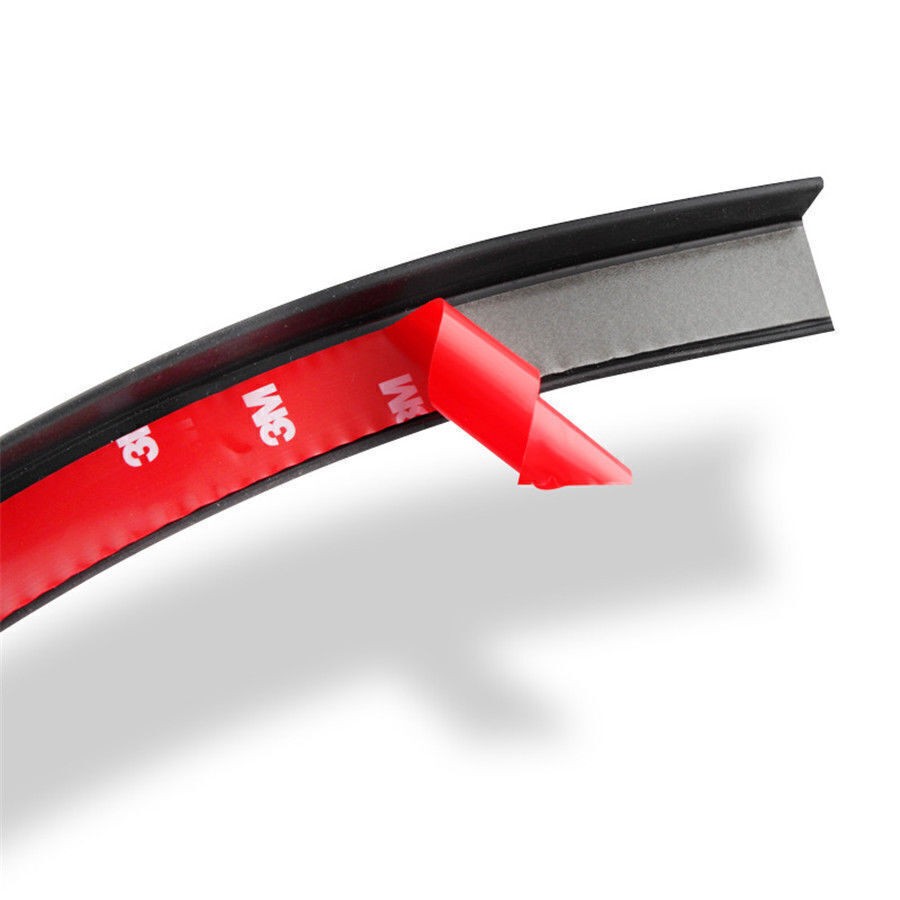 2X 1.5m car wheel arch extensions mudguard rubber profile trim strips universal
