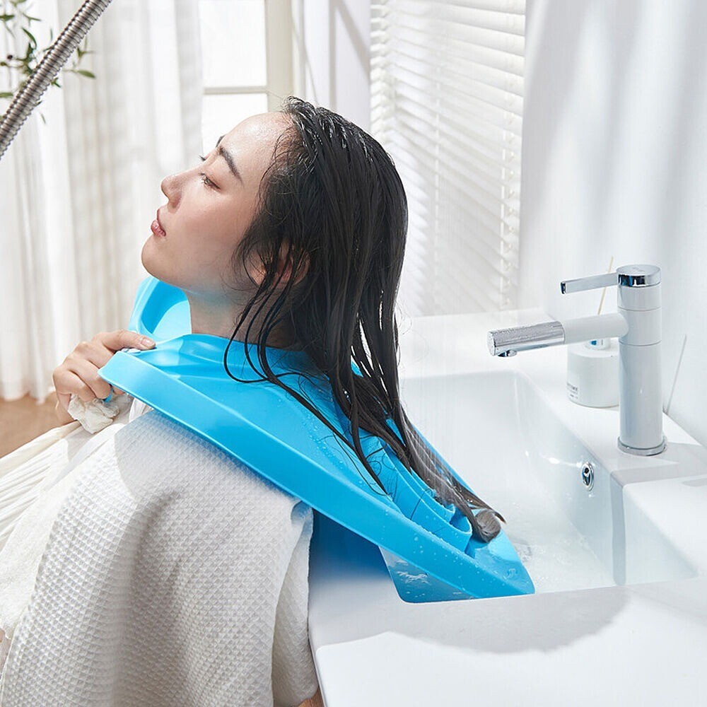 Portable Backwash Tray No Bending Folding Shampoo Basin  Home UK