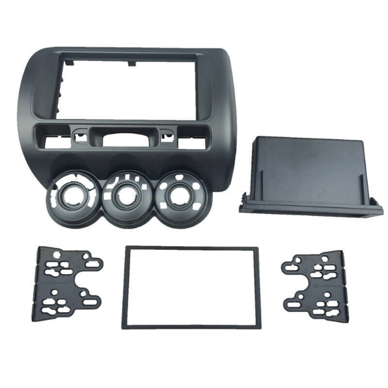 2 Din Radio Fascia for Honda Jazz Stereo Panel Dash Installation Trim Facia Kit