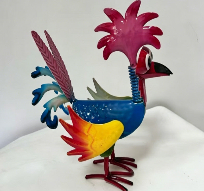 Outdoor Metal Rooster Yard Statue Decoration Rooster Decor Garden Statue9172