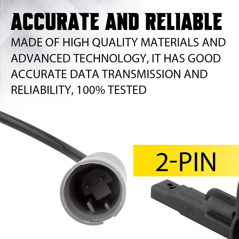 2x ABS Wheel Speed Sensor Rear For BMW 130i 325d 325i 330d 330i E81 E87 E91 E92