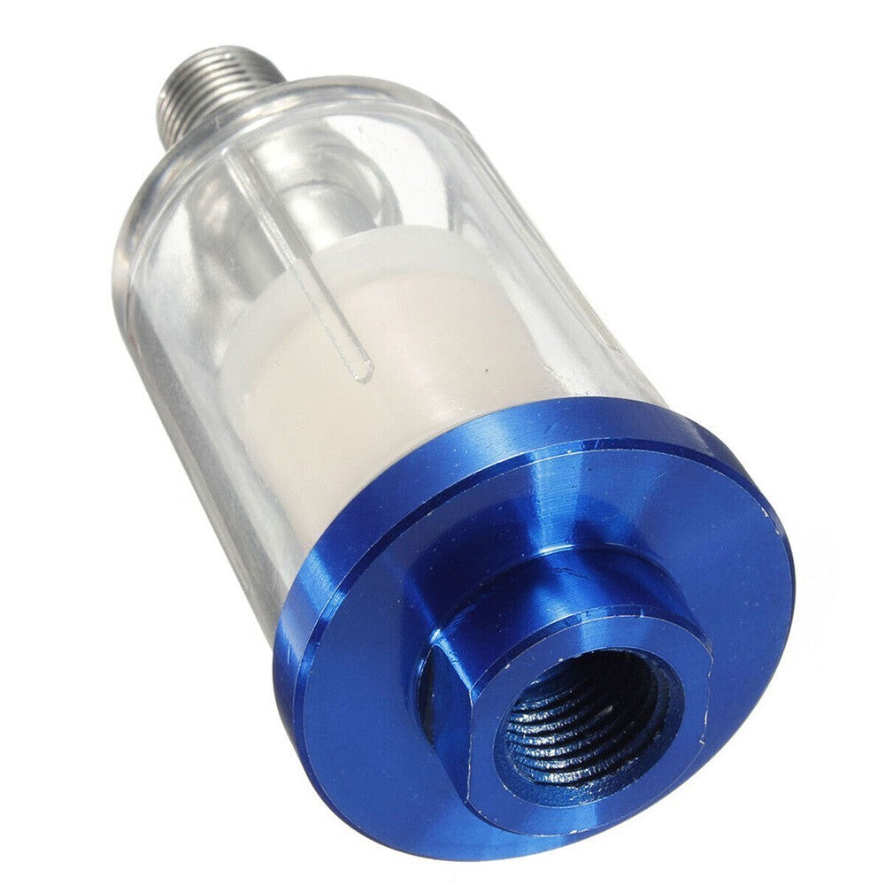 8pcs Spray Paint Gun 1/4'' BSP Mini in Line Air Filter Moisture Water Trap Kit