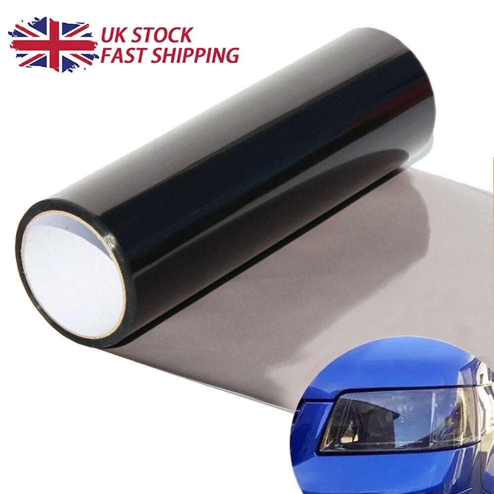 30 cm x 120cm Light Smoke Black Tint Film Headlights Tail lights Car Vinyl Wrap
