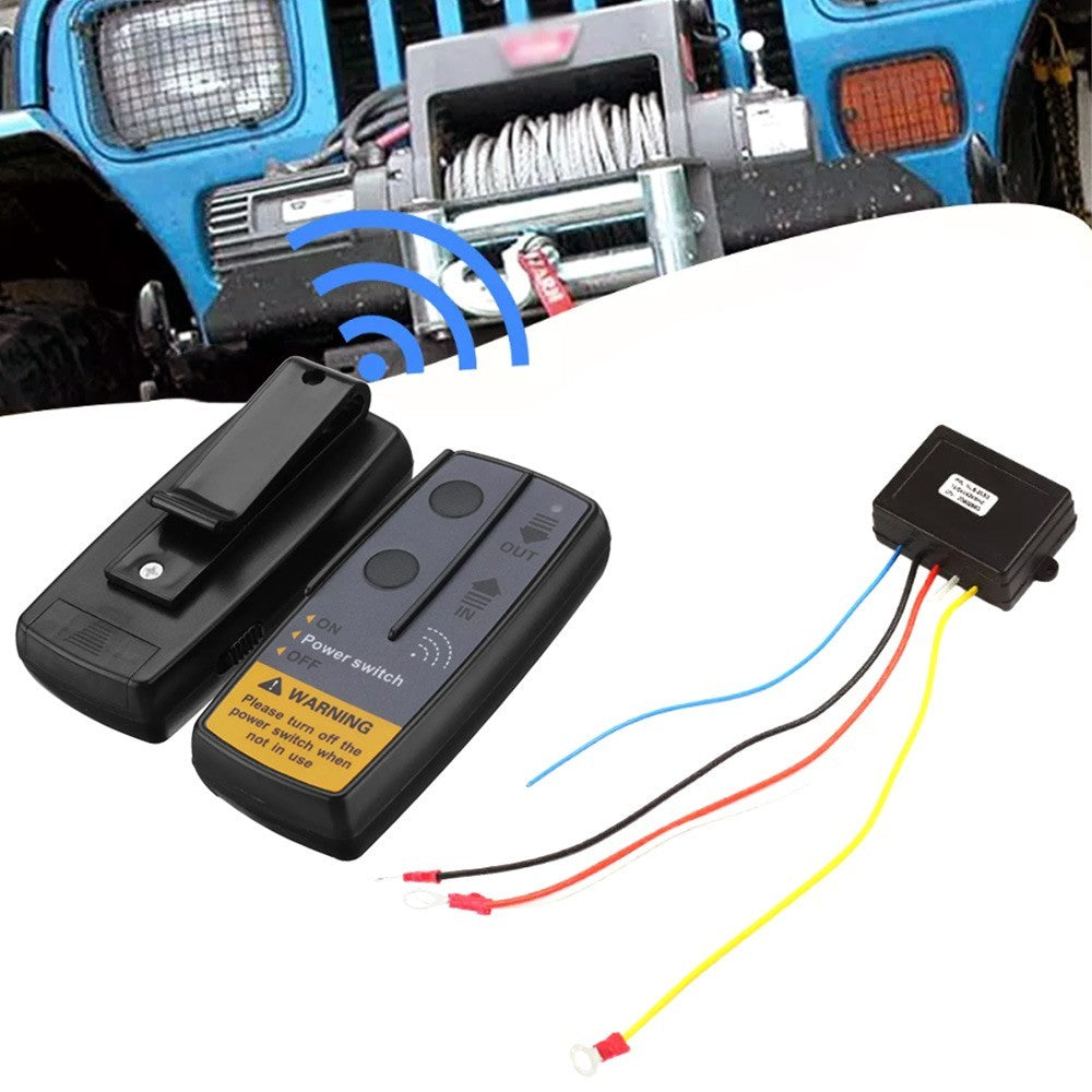 UK 12V Recovery Wireless Winch Remote Control 2 Handset Switch Truck Car SUV ATV