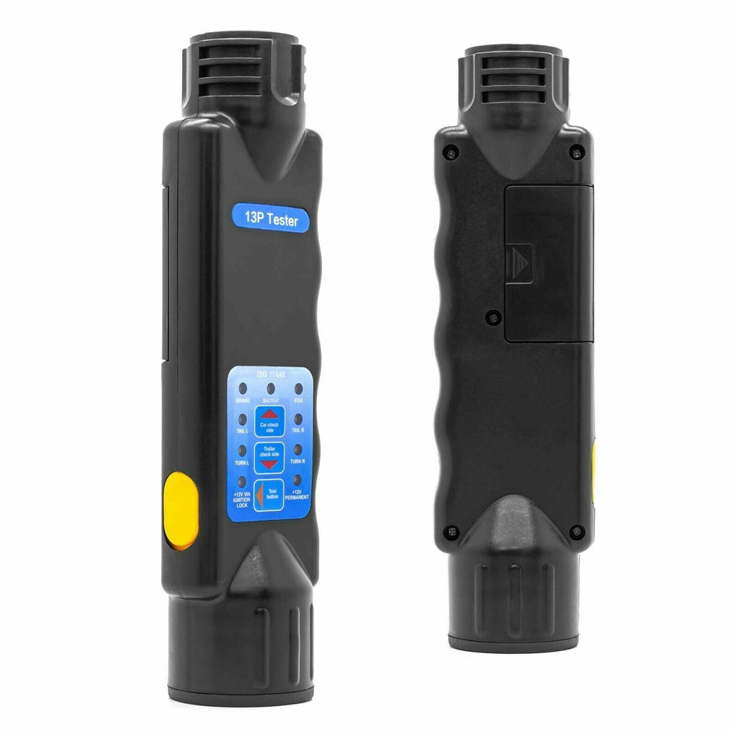 13 Pin Towing Trailer Tow Bar Caravan Light Wiring Circuit Tester Plug Socket UK
