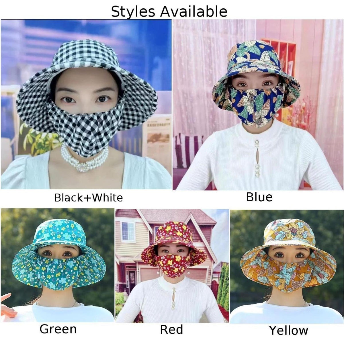 Adjustable Sunscreen Hat for Cycling and Outdoor Activities Fashionable Style