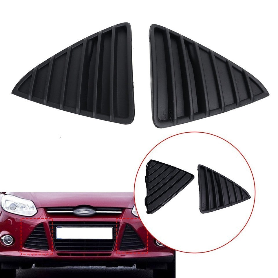 For 2012-2014 Ford Focus Front Bumper Grille Vent Cover Triangle Grill