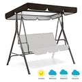 Replacement Canopy For Swing Seat 2 Seater Size Garden Park Hammock Top Cover
