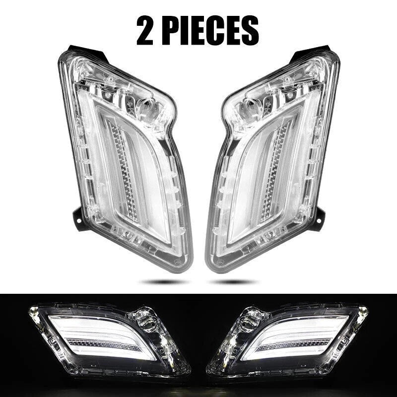 For Volvo S60 V60 2010-2014 Front Daylight Running Light LED DRL LEFT+RIGHT