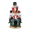 Christmas Music Box Funny Nutcracker Musical Box Hand-painted Rotating Octave Bo