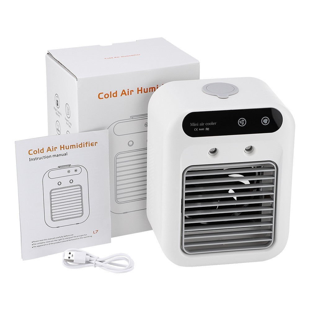 Portable Fan Air Conditioner Small Water Air Cooler Air Cooling Humidifier Home