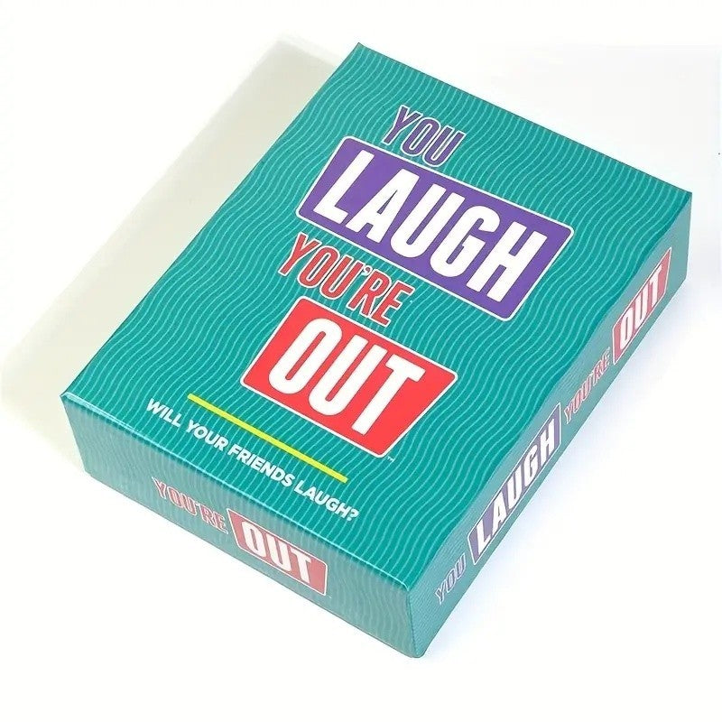 You Laugh You're Out Board Game Christmas Party Family Gathering Card Games