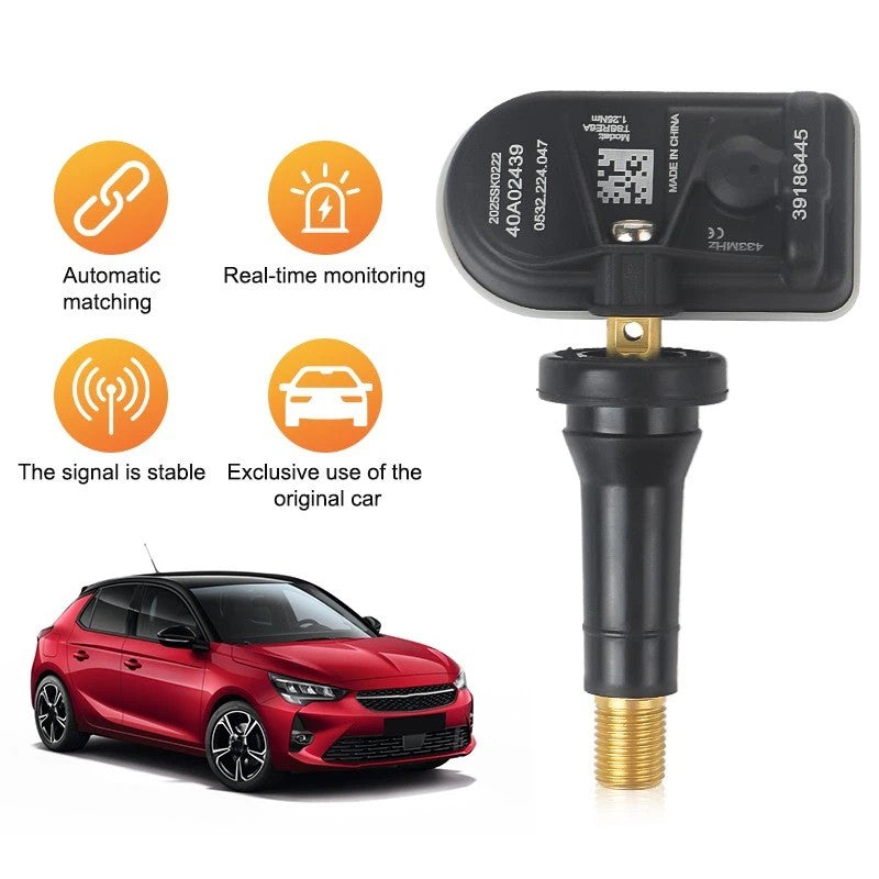 4X Pre-Programmed Tyre Pressure Sensor 39186445 For Vauxhall Astra K Insignia B