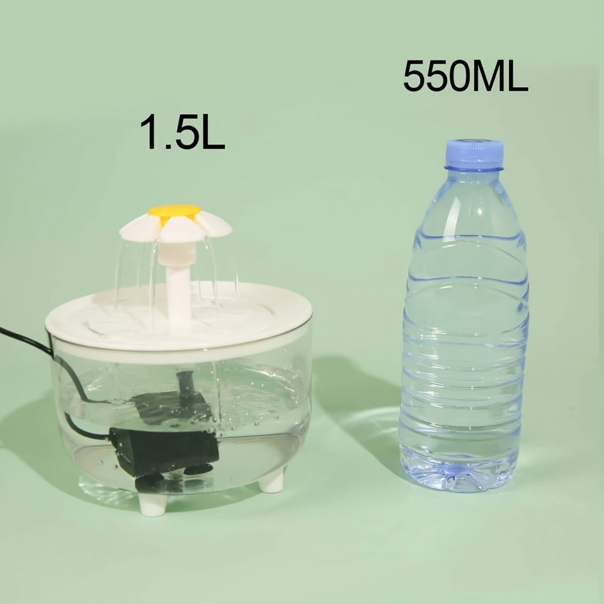 1000ml Pet Cat Dog Water Fountain Water Dispenser USB Silent Indoor Automatic