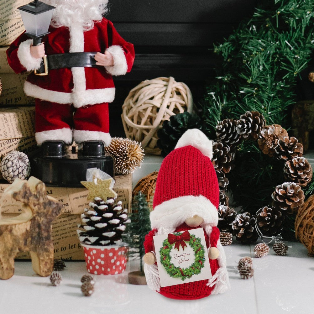 Christmas Gnome Plush Decoration Christmas Office Decoration Gnome Christmas
