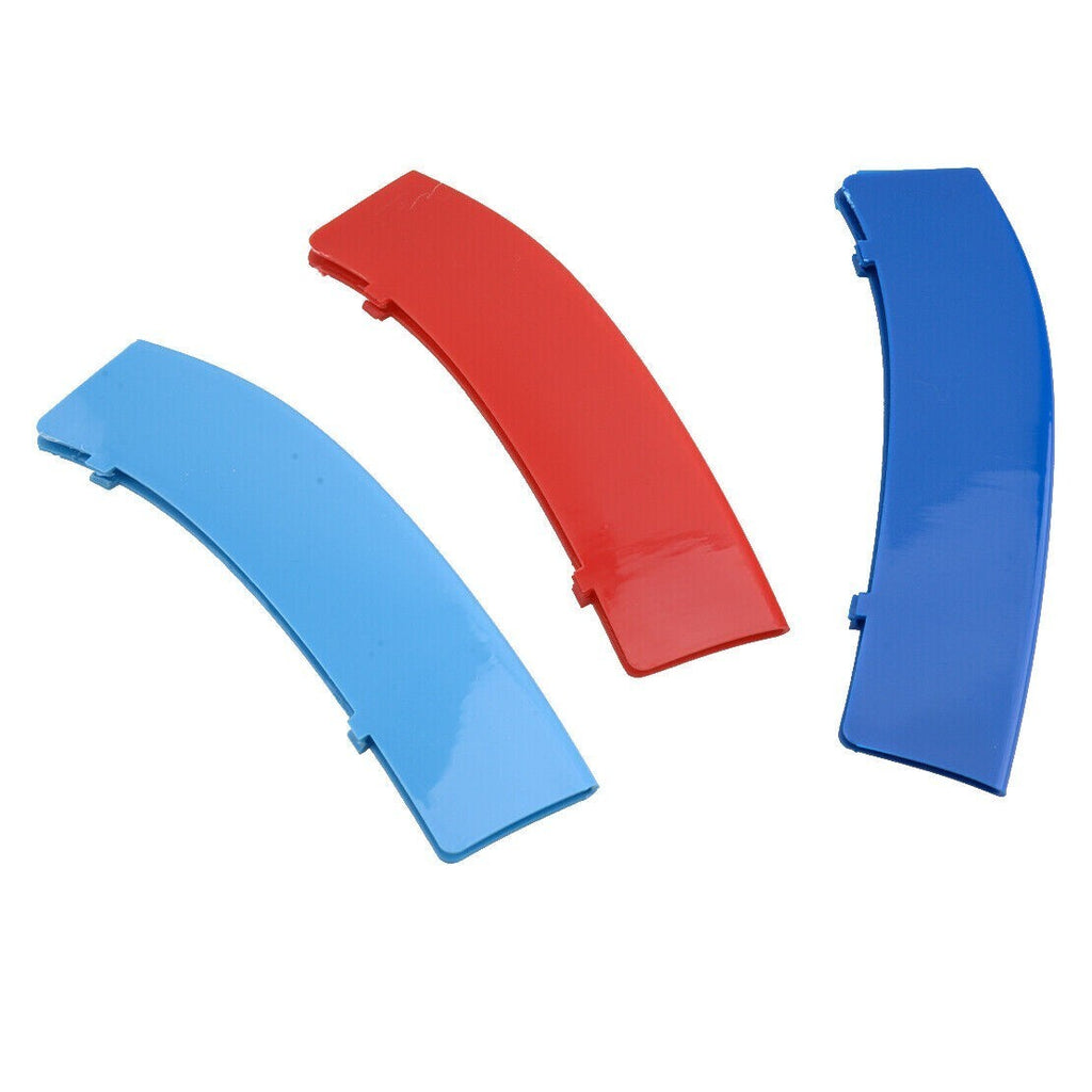 3pcs Front Grille Cover Stripe Clip Trim Fit For BMW 3Series F30 F35 Accessories