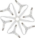 Bed Mattress Sheet Clips Holders Fasteners Grippers Straps Suspender Fitted NEW