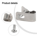 100 Pack of Rust Resistant Wire Clips with Screws for Fencing Applications