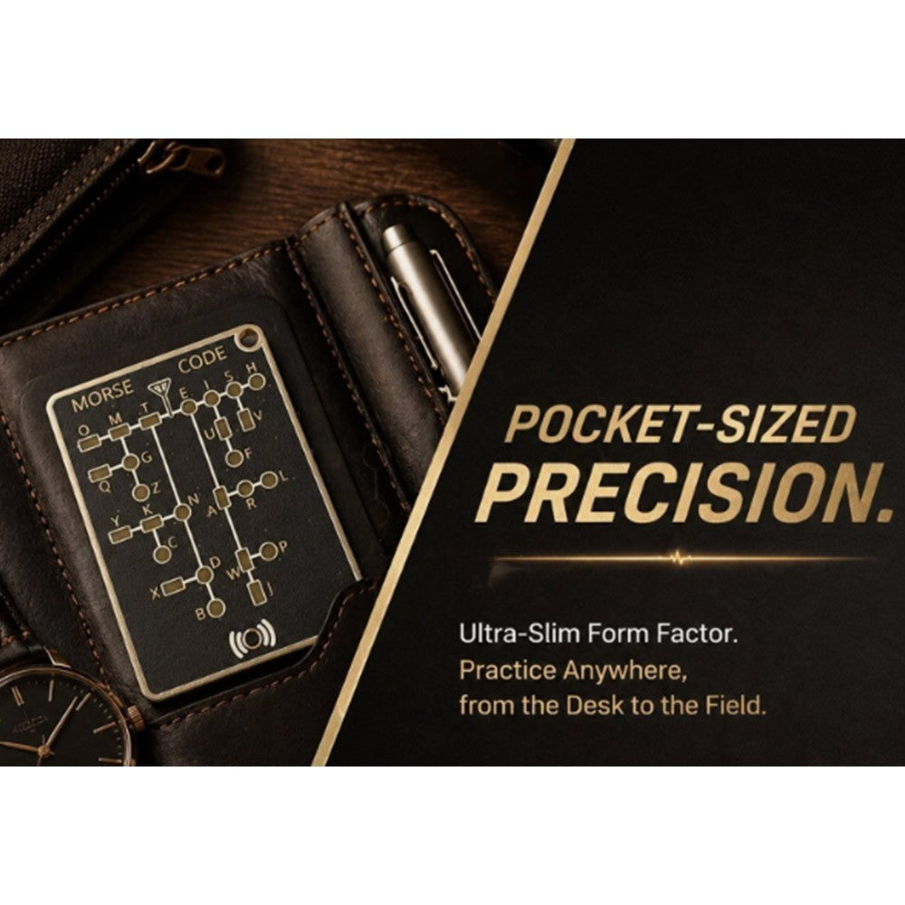 Morse Code Trainer Card Pro New Hot