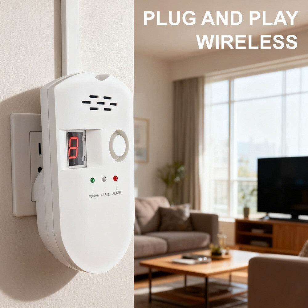 Gas Leak Detector LPG Gas Alarm Sensor Natural Gas Leak Detector Home & Kitchen