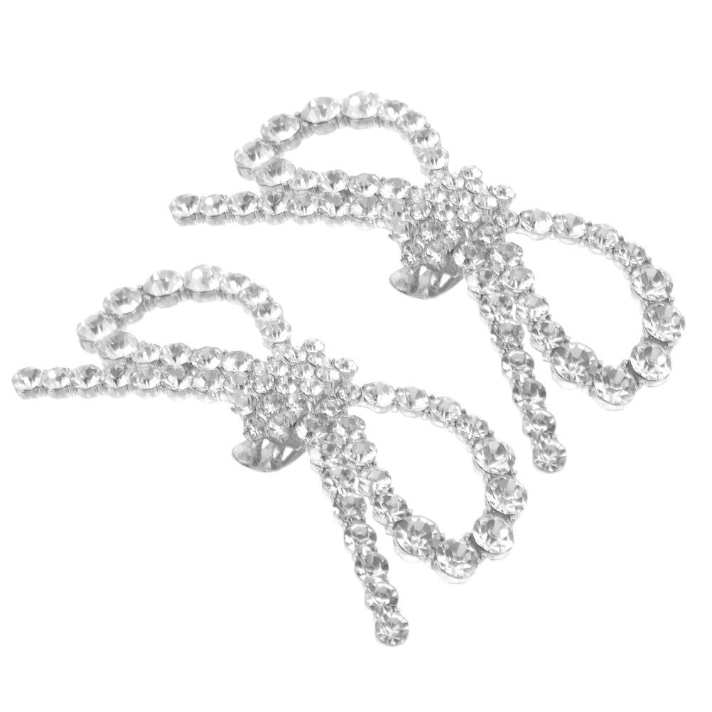 Shoe Jewelry Clips Shoes Brooches for Women Bow Shaped Decoration Knot