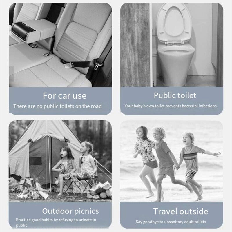 Kids Training Potty Portable Foldable Travel Camping Toilet Seat Chair
