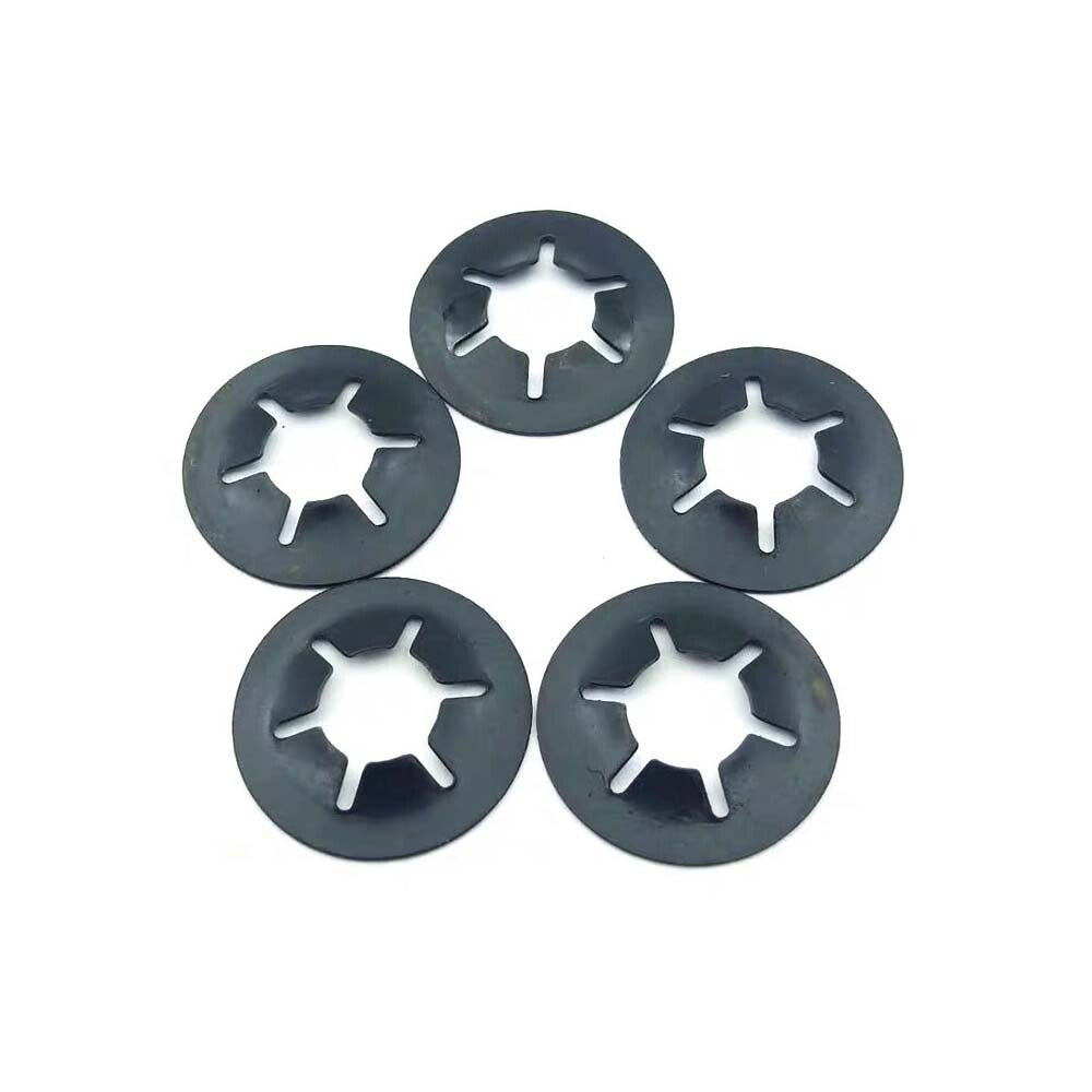 280/340Pcs Starlock Washers Push On Lock Star Tooth Grab Fastener Clips Lock Set