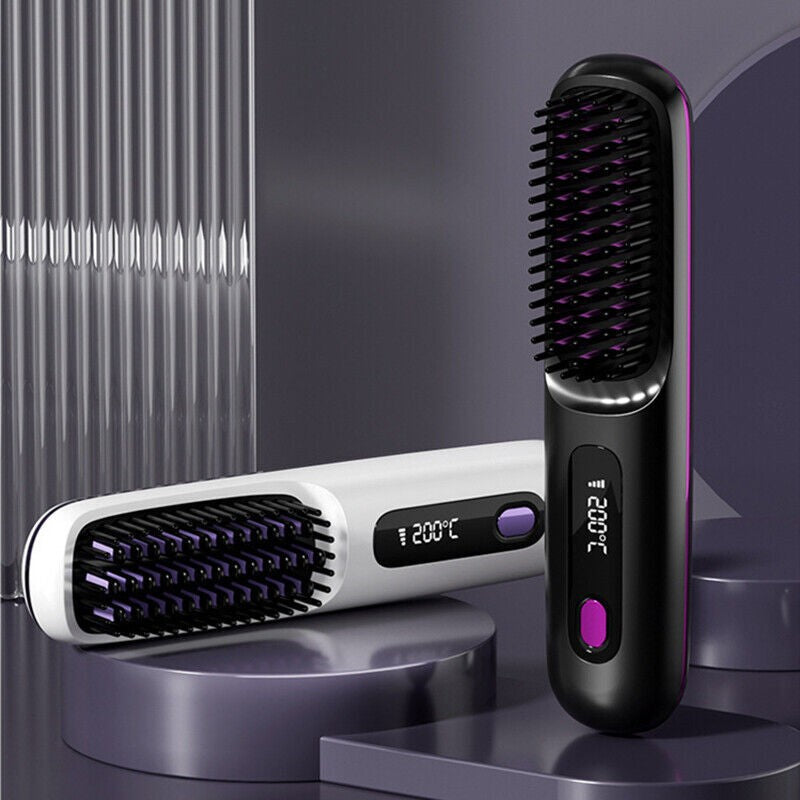 Go Brush Pro Mini Cordless Rechargeable Hair Straightener