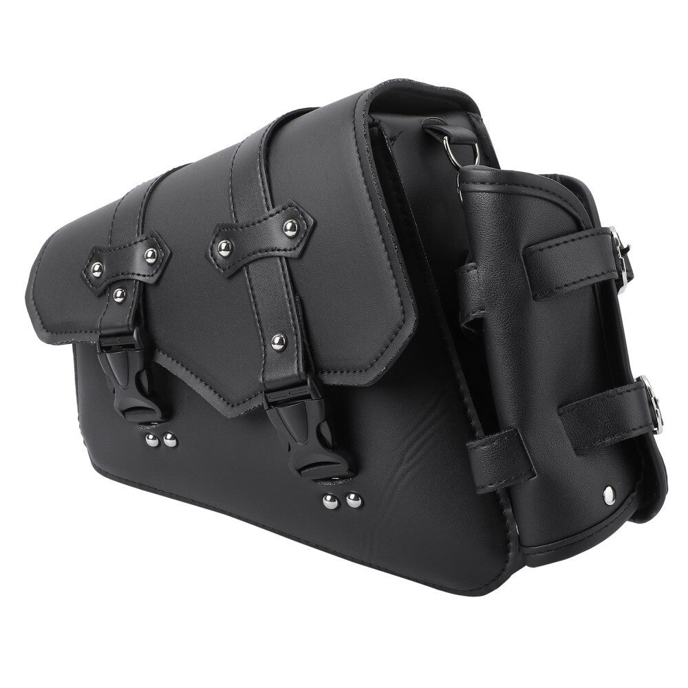 For Harley Sportster XL883 XL1200 Motorcycle PU Leather Saddle Tool Bag LEFT