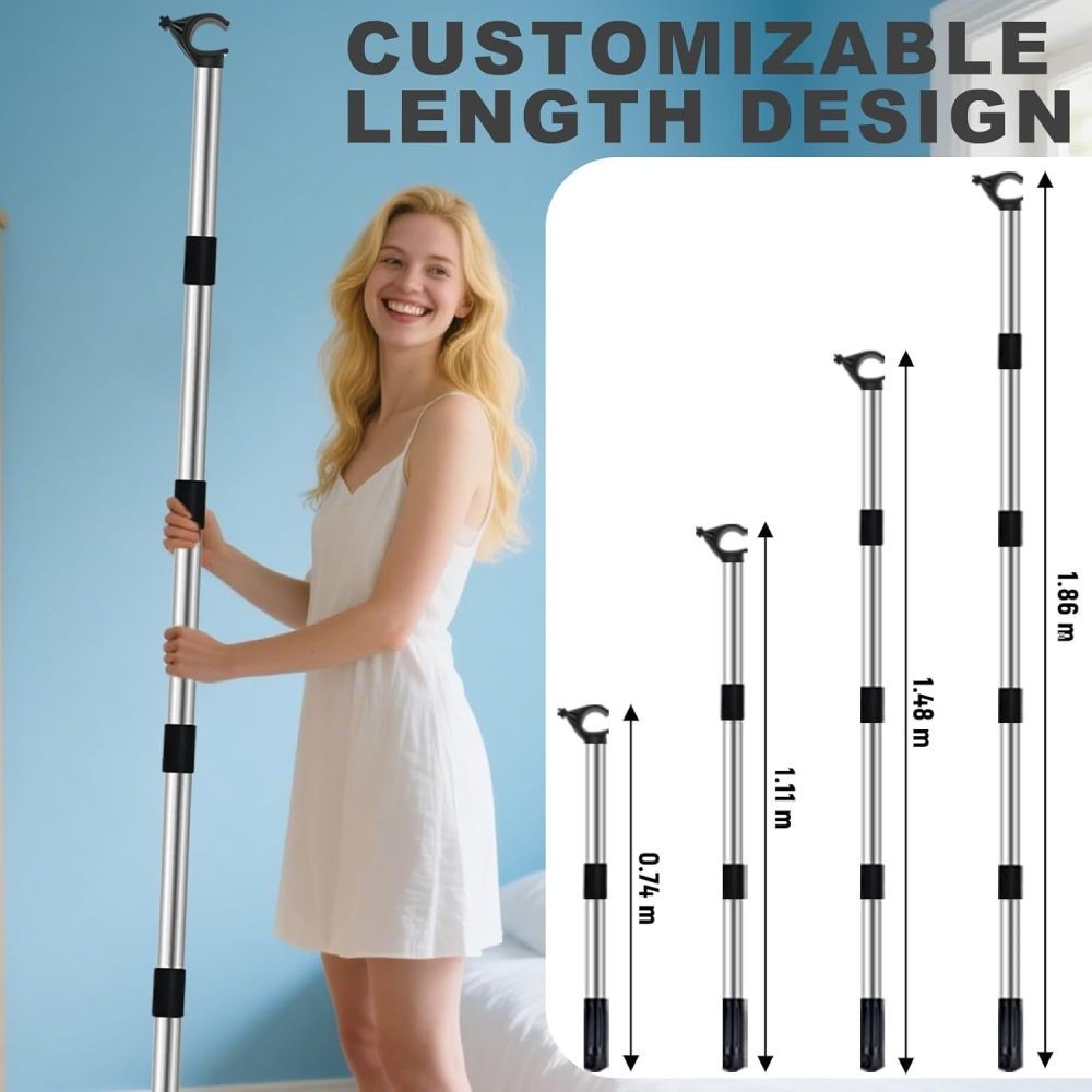 2M Window Pole Opener Compatible with Velux GGL & GGU Skylight Roof Windows UK
