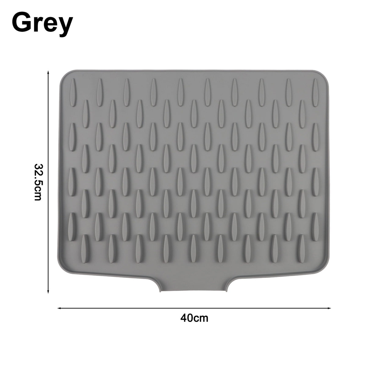Non Slip Silicone Dish Drying Mat for Kitchen with Heat Resistant Features