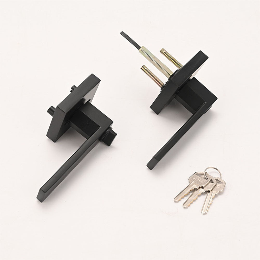 Black Privacy Door Handles, Interior Privacy Door Levers for Bedroom