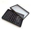 100-slot Jewelry Ring Display Organizer Case Tray Holder Earring Storage Box New